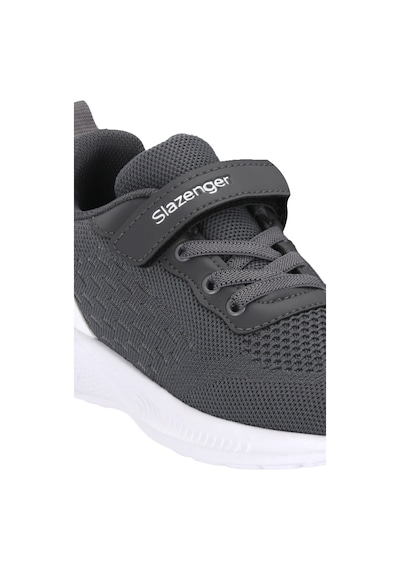 Slazenger Flarex Unisex Çocuk Cırt Cırtlı Koyu Gri / Beyaz Günlük Spor Ayakkabısı