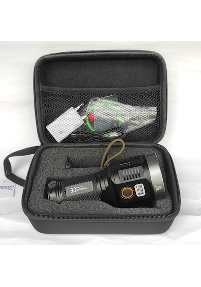 Powerdex Pd-12000 Profesyonel Avcı El Feneri 40w 4000 Lümen Siyah