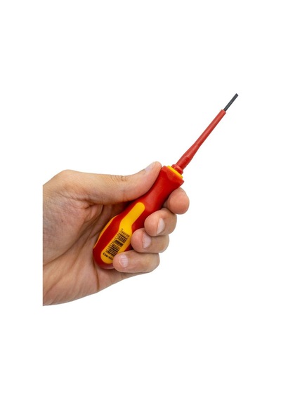 Narex 834001 Slim Serisi Elektrikçi İzoleli Düz Tornavida 2.5x75 Mm