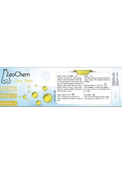 Zeochem Zero Resin Silikat Reçinesi 1 L