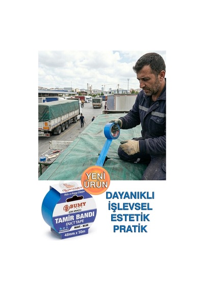 Bumy Tamır Bandı 48mmx10m Mavı