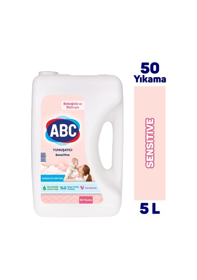 Abc Deterjan Soft Sensitive 5 L Çok Renkli