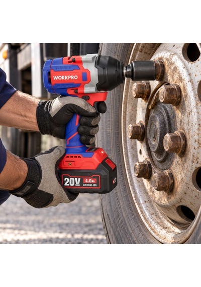 Workpro Wp390213 20volt 1/2 850nm Kömürsüz Profesyonel Şarjlı Somun Sıkma Akü Dahil Değildir