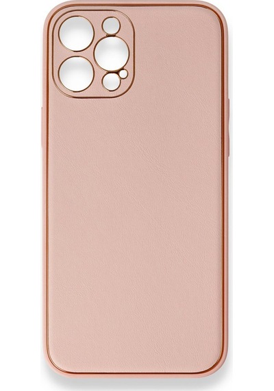 Nettech Apple Uyumlu iPhone 13 Pro Max Coco Leather Seri Arka Koruma Kılıf - Turkuaz Turkuaz
