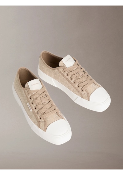 Calvin Klein Vulkanize Düşük Bilekli Bağcıklı Tamamı Baskılı Kanvas Kadın Bej Sneaker Hw0hw03142-a04 Bej Calvin Klein Vulkanize Düşük Bilekli Bağcıklı Tamamı Baskılı Kanvas Kadın Bej Sneaker Hw0hw03142-a04 Bej