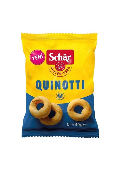 Schar Quinotti 40 Gram Kinoalı Halka Kraker