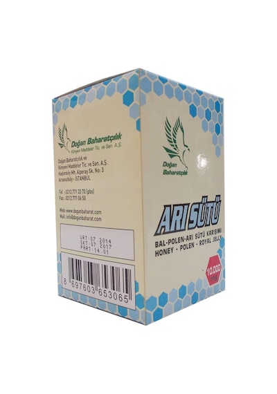 Doğan Baharatçılık 10.000 MG Bal Polen Arı Sütü Karışımı 230 G