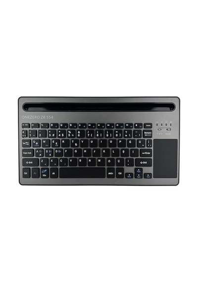 Onezero Bluetooth Klavye Touch Pad&apos Li Kablosuz Taşınabilir Klavye 10 Metreye Kadar Çalışma Aralığı 291 X 154 X16 Mm Zr554