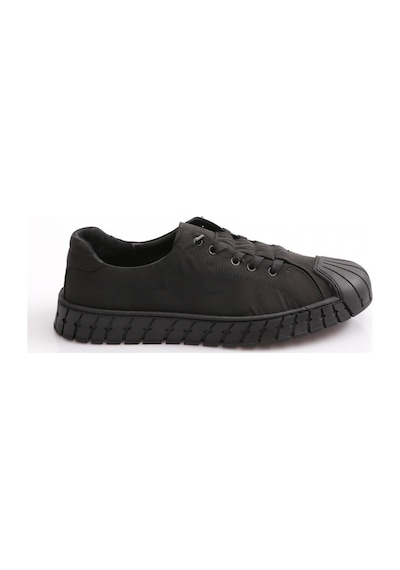 Dgn 9872 Erkek Sneakers Ayakkabi Siyah Tekstil
