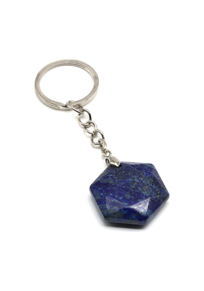Lapis Lazuli Doğal Taş Anahtarlık - Anh-0158