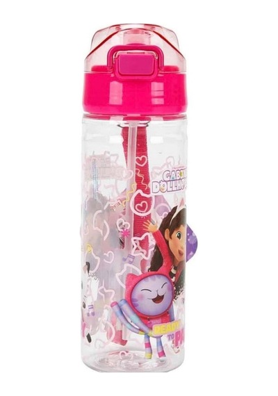 Kız Çocuk Gabby's Dollhouse Tritan Suluk Şeffaf