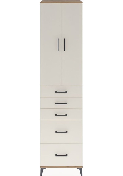 Hyperion Dolap 3 Raflı 5 Çekmeceli 2 Kapaklı 60x44x243 Çam-ay... Çam Hyperion Dolap 3 Raflı 5 Çekmeceli 2 Kapaklı 60x44x243 Çam-ay... Çam