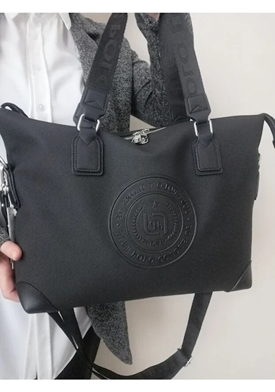 Just Polo Kadın Yeni Sezon Büyük Boy Lüks El Ve Omuz Çantası Shoulder Bag Ebat: 33 X 40 Cm Siyah