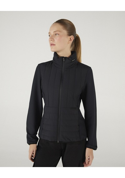 Skechers W Outerwear Padded Jacket Kadın Siyah Mont S242063-001 Siyah