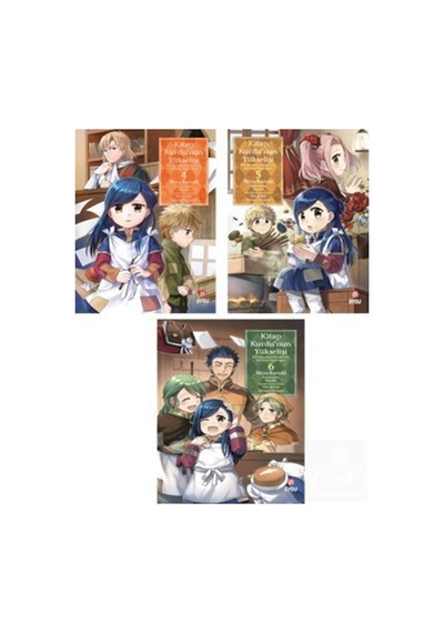 Kitap Kurdu'nun Yükselişi - 4 - 5 - 6 Bölüm Seti / Miya Kazuki