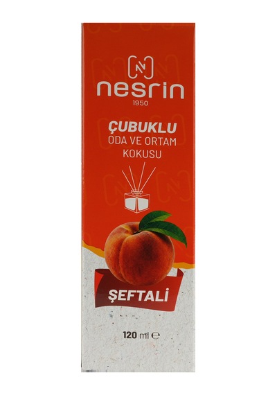 Nesrin 120 Ml Cam Kutulu Bambu Koku Şeftali - 8690352728213a Amber