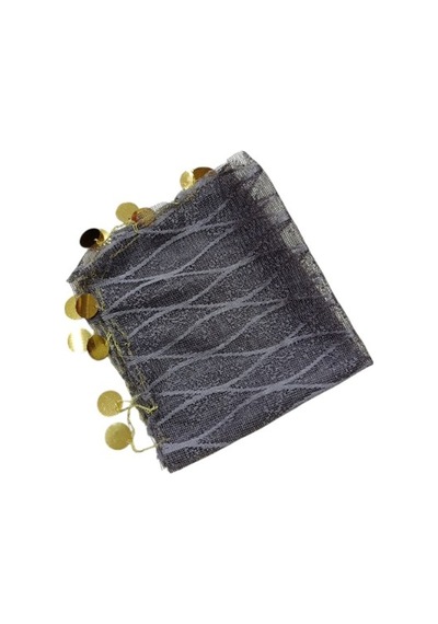 Halay Mendili Dantelli Gri 10'lu Paket