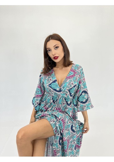 Veraura Lifestyle 7035 Elbise-mint