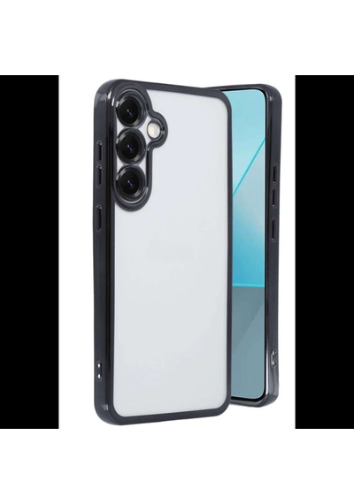 Samsung Galaxy  Uyumlu- S25 Plus Kılıf Razer Lensli Silikon - Siyah