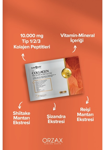 The Collagen Mushroom Glow 30 Saşe