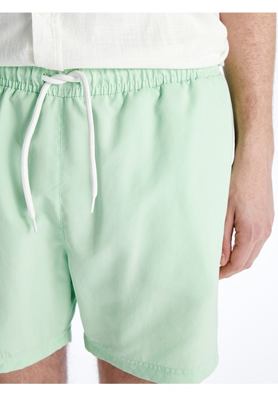 Lcw Swımwear Yeşil Kısa Boy Basic Erkek Deniz Şortu