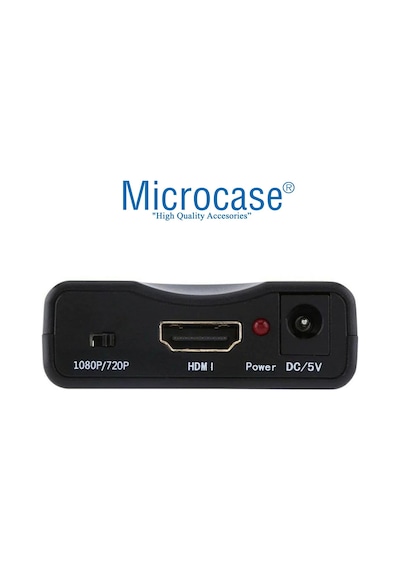 Scart To Hdmı Dönüştürücü Adaptör Siyah - Al2621 Standart