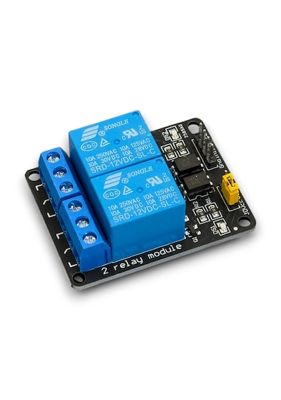 Röle Modülü - 2 Kanal 12v Arduino Röle Kartı Kartı