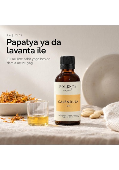 Kalendula Yağı - Aynı Sefa Yağı, Doğal Bakım Yağı, 50 Ml Diğer