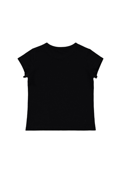 Civil Girls Basic 2-5 Yaş Tişört - Siyah 18A49522125S1