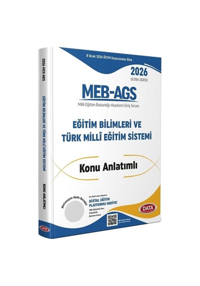 Data 2026 Meb-ags Eğitim Bilimleri Ve Türk Milli Eğitim Sistemi Konu Anlatımlı Ultra Serisi Data Yayınları