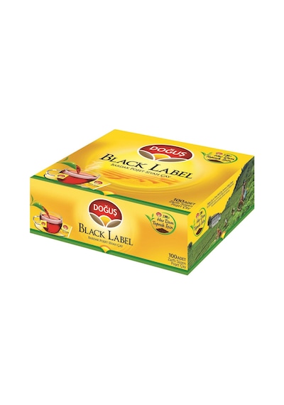 Doğuş Black Label Siyah Süzen Bardak Poşet Çay 100 x 2 G