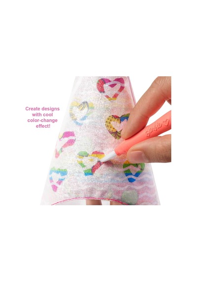 Barbie Crayola Mevyeli Tasarım Bebeği Gbk18
