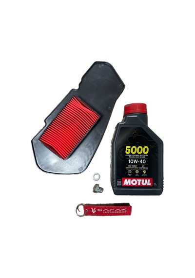 Rks Newlight 125 Grace 202 Hava Filtresi Motul 5000 Yağ Bakım Seti