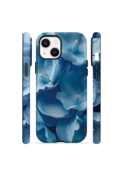 Velvoria Valestra Mavi Ortanca Apple iPhone Uyumlu 15 Darbe Korumalı Kılıf Valestra Select - Mavi Ortanca