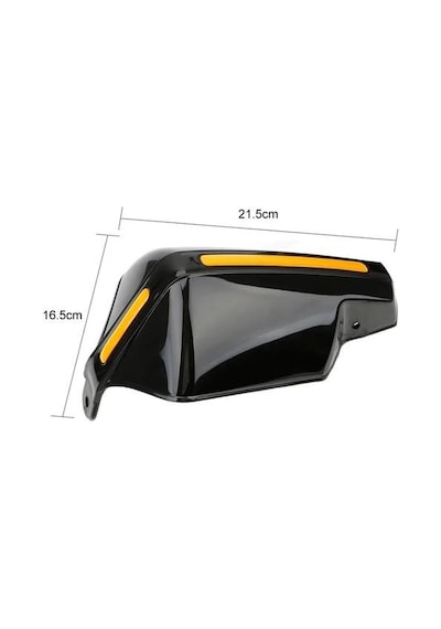 Universal Motosiklet Elcik Koruma Siyah Sarı Ss01
