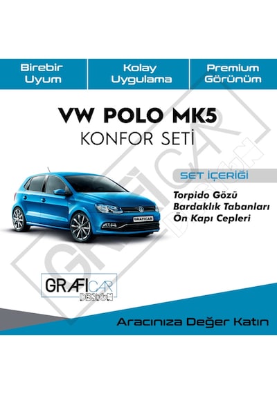 Volkswagen Polo Mk5 Konfor Seti - Ses  Kumaş Kaplama Set