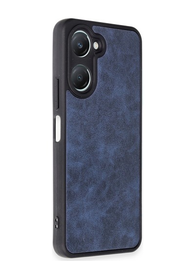Vivo Y18 Kılıf Aras Deri Kapak - Lacivert -