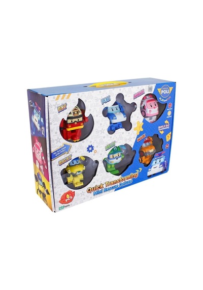 Mey İthalat Robocar Poli Quick Transforming Rescue Deluxe Sarı