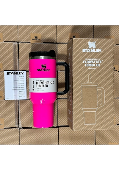 Stanley Quencher H2.0 Tumbler Termos Pipetli Bardak 1.18 Lt Parlak Kırmızı