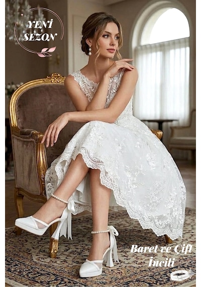 Famels İncili Topuklu Ayakkabı Beyaz Cilt Fileli Gelin Nikah Abiye Ayakkabı Akşam Parti Ayakkabıları 12 Cm Beyaz-35 Famels İncili Topuklu Ayakkabı Beyaz Cilt Fileli Gelin Nikah Abiye Ayakkabı Akşam Parti Ayakkabıları 12 Cm Beyaz-35