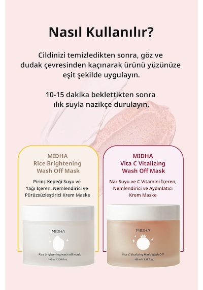 Midha Vita C Vitalizing Wash Off Mask 100 ML