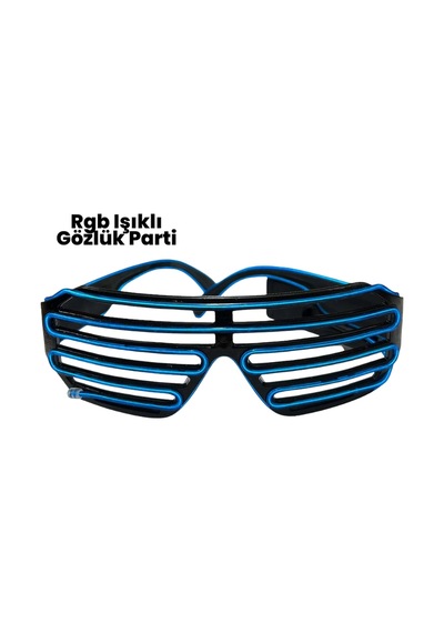 Mey İthalat Neon Gözlük Mavi