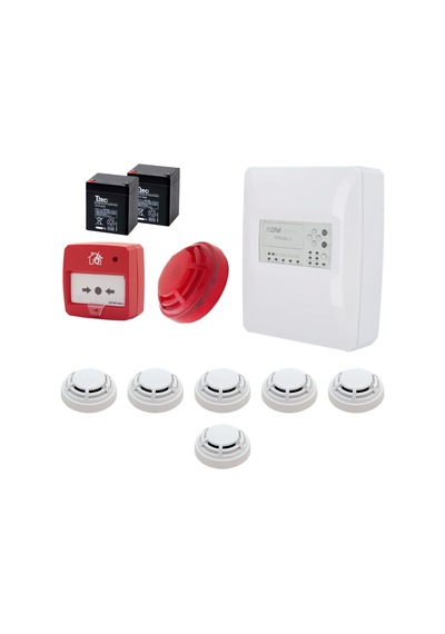 Dmtech Fp9000l-2-6 Konvansiyonel Sistem Yangın Alarm Seti 6 Lı