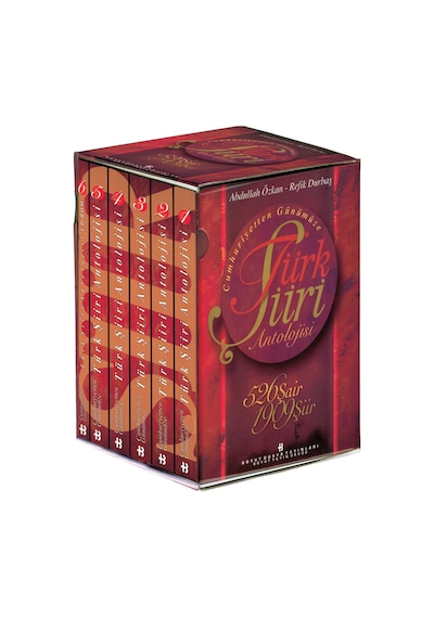 Cumhuriyetten Günümüze Türk Şiiri Antolojisi 5 Kitap + 1 Cd-rom