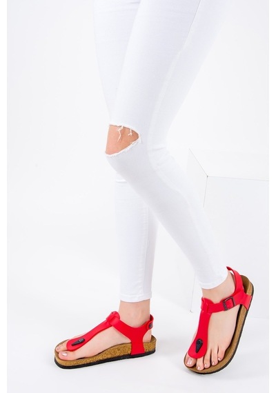 Fox Shoes Kırmızı Kadın Sandalet B777805009