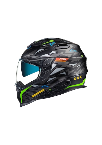 Nexx X.Wst Rockcıty Mat Siyah-Neon Sarı Kapalı Motosiklet Kaskı