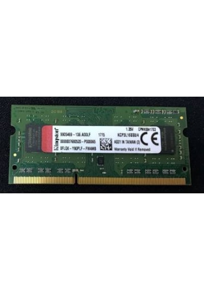 Kıngston 4gb Ddr3 1600mhz Cl11 Notebook Ram Kcp3l16ss8/4