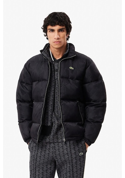 Lacoste Men S Waterrepellent Monogram Jacquard Down Black Jacket Erkek Suitici Mont Siyah Siyah Lacoste Men S Waterrepellent Monogram Jacquard Down Black Jacket Erkek Suitici Mont Siyah Siyah