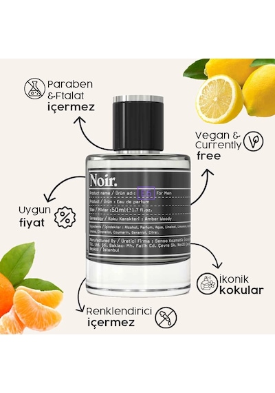 E6 Erkek Edp Parfüm 50 Ml Çiçek - Meyve