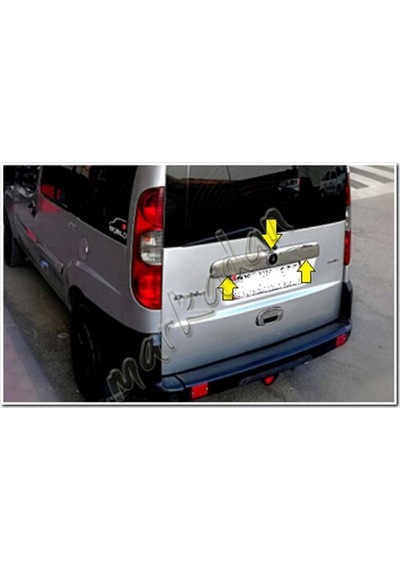 Markadan Fiat Doblo Krom Bagaj Çıtası 2006-2012 Paslanmaz Çelik